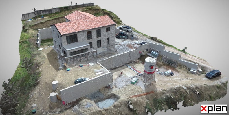 3D posnetek objekta za projektno dokumentacijo, PZI, sanacijo fasade, obnovo strehe, gradbeni nadzor in ZVKDS